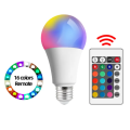 RGB LED Smart Bulb with Remote Control RGB LED Smart Bulb Smart Color Changing Light Bulb Remote Control LED Bulb WiFi Smart Bulb RGB Multi-Color LED Bulb Dimmable Smart Light Bulb Smart Home LED Lighting Energy-Efficient RGB Bulb Al. 