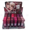 Beauty Model Matte Lipstick Box - Set of 24 Vibrant Shades. 