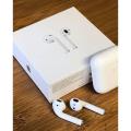 Wireless Bluetooth Connecting Earpods White Color Water Proof Stereo Supported Heatset. 