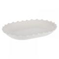 Symphony Pearl Serving Plate, 22 Cm - White. 
