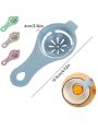 Egg Separator Egg Yolk Separator Kitchen Cooking Gadget Yolk Separator (Rendom Color). 