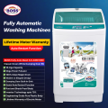 Fully Automatic Washing Machine KE AWM 9200 Classic Green White Dumping Door (10-Kgs). 