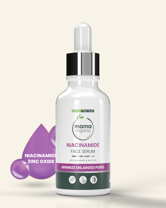 MamaOrganic Niacinamide Face Serum - 30ml For Acne Marks & Scars - Natural & Non-Toxic