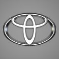 Toyota Vitz Back Chrome Logo 2005-2010 Monogram Emblem. 