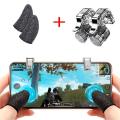 W6 Six-Finger Linkage 1Pair PUBG Mobile Game Fire Button Aim Key Phone Gaming Trigger L1 R2 Shooter Controller. 