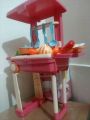 2 In 1 Kitchen Little Kitchen set Pretend Play set with Trolley Suitcase. 