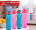 Tupperware Slim Eco Bottle Mini with Strap 310ml/ Tupperware Slim Eco Bottle 1L/ Tupperware Slim Eco Bottle 750ml/ Kids bottle/ Jogging bottle/ Small water bottle/ cute water bottle. 
