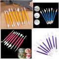 8 pcs Engraving Sculpture Sugar Flower Decorating Modeling Pastry Fondant Cake Carving Tools Set. 