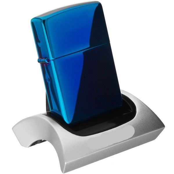 Zipo Blue Metal Lighter Refillable