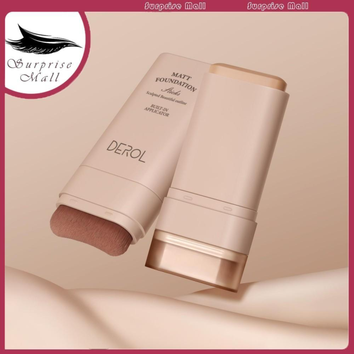 Derol Eraser Foundation Stick With Brush 5 Color 20G Water Run Light Concealer Foundation