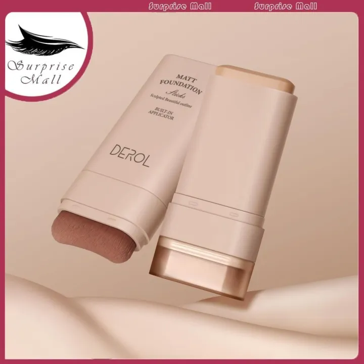 Derol Eraser Foundation Stick With Brush 5 Color 20G Water Run Light Concealer Foundation
