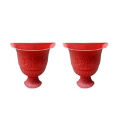 Pack of 4 Plastic Wall Hanging Pot 7.5 inch Size for Gardening and Decoration. 