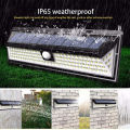Solar Light Outdoor, 118 LEDs PIR Motion Sensor Weatherproof For Wall Fence. 