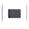 Universal Laptop Back Skin Wooden Texture - Black. 
