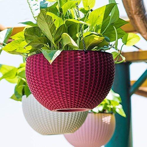 3Pcs%20Hanging%20Pots%20For%20Plants%20And%20Flowers%20/%20Imported%20Quality%20Garden%20Care%20Hanging%20Flower%20Pot%20With%20Chain%20Assorted%20Colours%20-%20Image%203