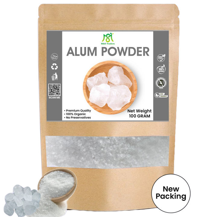 White Alum Phitkari Powder 100g