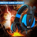 YINSAN TM-3 Gaming Headphones Headset with Mic for Smart Phone, Laptops,Mac, iPad Xbox One PS4 Switch and PC/Surround Sound, Over-Ear Stereo Bass Headphones with Noise Cancelling Mic, LED Lights, Volume Control, K20 Series PRO Black. 