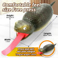 PinShang Soft Elastic Simulation Animal Snake Creative Slow Rebound Toy Kids Stress Relieving Pinch Toy For Grown-ups Kids Boys Girls. 