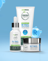 Mama Organic Retinol Anti Aging Kit | Face Wash 100ml + Serum 30ml + Cream 50g. 