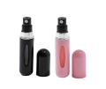 5ml Perfume Atomizer Metal Spray Bottle - Refillable & Leak-Proof, Travel-Sized, Compact & Lightweight, Ideal for Men & Women, Metal Empty Container - Unisex Usage. 