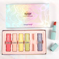 Hengfang Silky Touch Smooth Velvet Matte Texture Lipstick 6 Color Set. 