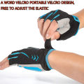 Cycling Anti-slip Anti-sweat Men Women Half Finger Gloves Breathable Anti-shock Sports Gloves. 