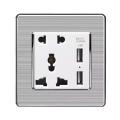 WBM USB Charging wall socket Multi-function socket 10A-  USB Charger, USB Charger Socket. 