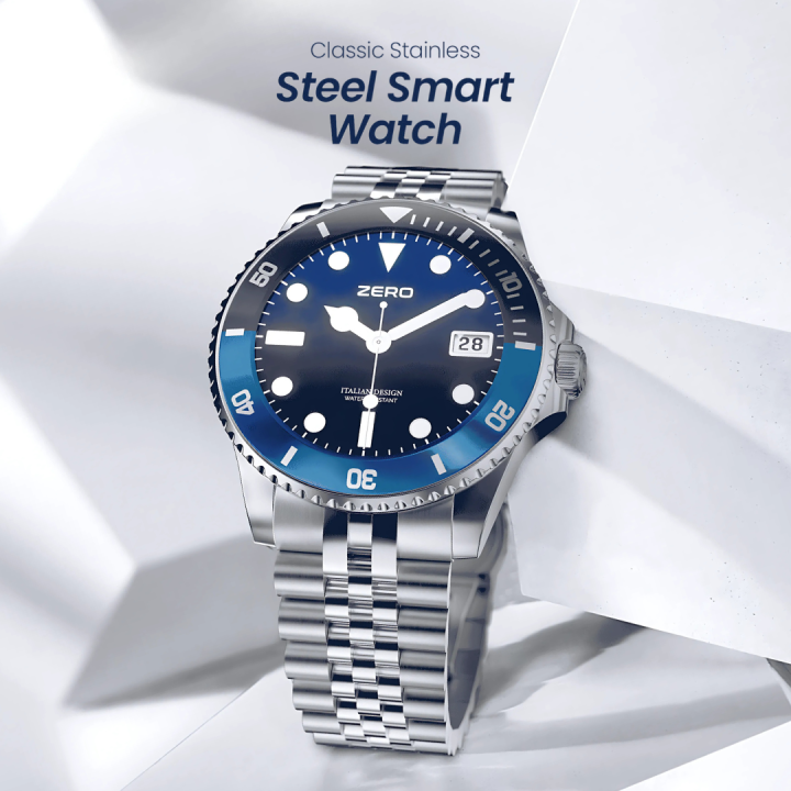 Zero%C2%AE%20Regal%20Smartwatch%201.19"%20AMOLED%20Screen%20%7C%20Bluetooth%20Calling,%20107%20Sports%20Modes,%20Health%20Monitoring%20%7C%20Stainless%20Steel%20Case%20with%20Stainless%20steel%20chain%20strap%20%7C%20Best%20Price%20Smartwatch%20for%20Men,%20Women,%20IOS%20&%20Android%20Users%20-%20Image%202