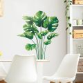Plant Wall Sticker Exotic Tropical Plants Wall Sticker Waterproof Removable Decal for Stunning Background Decoration Self-adhesive Strong Stickiness Ideal for Southeast Asian Buyers Self-adhesive. 
