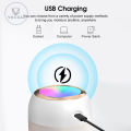 Vocoal Humidifier Air Humidifier Nano Diffuser Car Humidifier Ultrasonic Humidifier Cool Fine Mist Humidifier USB Humidifier With 7 Colors LED Lights for Home Office Car Yoga Spa. 
