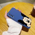 chenyyka For vivo Y20i Case New Design Side Edge Square Pattern Softcase Silicone Phone Cases Cartoon Cute Mickey Mouse Full Cover Camera Shockproof Protection Casing Boys Girls. 