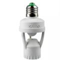 Motion Sensor Light Socket, PIR Motion E26 Screw Bulb Adapter, Adjustable Auto On/Off Night Light Control, Garage Light, for Basement, Pantry Room, Storage Room, garage light by E Light. 