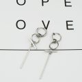ES Bulletproof Boys Group Kim Taehyung same style earrings Korean version of men and women all-match trendy personality punk earrings. 