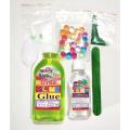 (LIGHT GREEN) DIY 8 IN 1 SLIME GLUE AND ACTIVATOR FOR KIDS. 
