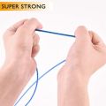 20 Meter PVC Coated Steel Anti-Rust Wire Laundry Rope For Washed Clothes Drying, Hanging Indoor & Outdoor, With 2 Plastic Hooks. 