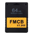 Black Expansion Cards 8/16/32/64MB Free McBoot v1.966 Memory Card Game Saver Supplies for Sony PS2 Playstation FMCB. 