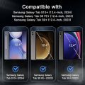 Clear Case for Samsung Galaxy Tab S10 Plus/Tab S9 Plus/Tab S9 FE PLUS 12.4-Inch, Anti-Yellowing Transparent Slim Cover with Hard PC Back and Soft TPU Bumper. 