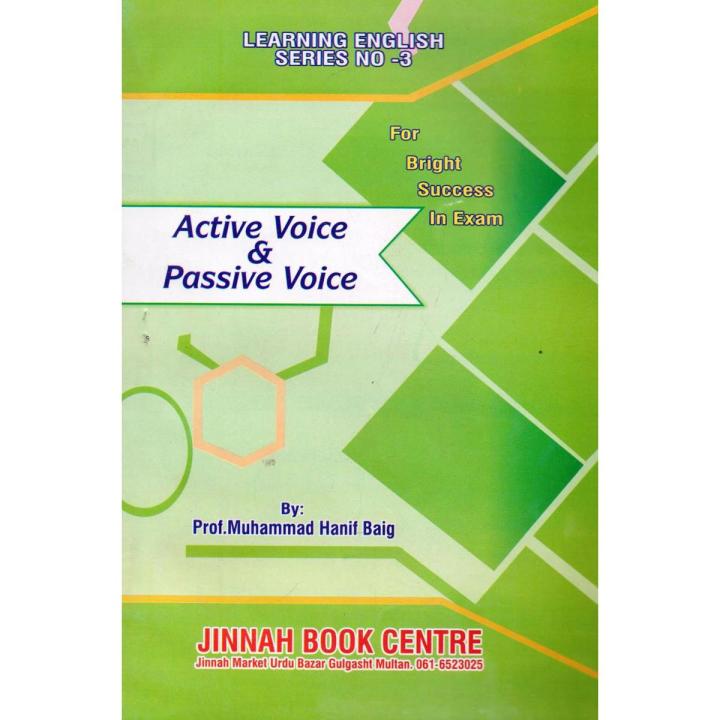 Active Voice & Passive Voice Learning English Series by Prof Muhammad Hanif Baig