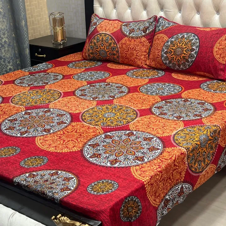 High%20Quality%20Fine%20Soft%20Cotton%20Unique%20Designed%20Bedsheet%203%20Piece%20Set%20Double%20Bed%20Printed%203D%20Crystal%20Cotton%20King%20Size%20Bedsheet%20-%20Image%204