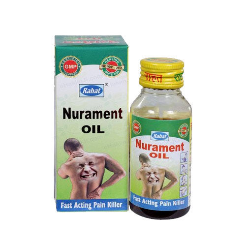 Pack Of 2 Rahat Nurament Oil Fast Pain Reliver Each 50ml in pakistan