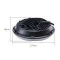 Headlight 7inch RGB Skull Head Headlights For Car, Motorcycle, Jeeps H4 Devil Eye Lights LED High Low Beam Headlights. 