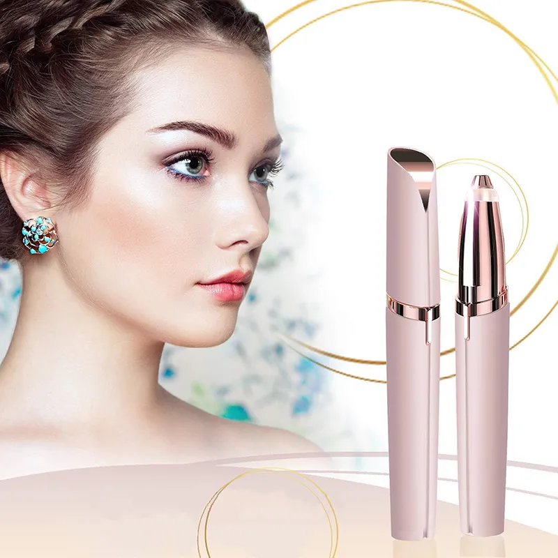 LB Rechargeable 2 in 1 Facial Hair Remover & Eyebrow Trimmer for Women ...