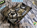 Zee 3 Burner Stainless Steel Kitchen Hob Gas STOVE. 
