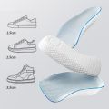 【HOT】 1.5-3.5CM Invisible Height Increasing Insole Orthopedic Arch Support Insole Soft Elastic Light Weight For Men Women Shoes Pads. 