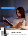 LED Smart Bulb, B22 Smart Light Bulb Bayonet, Works with Aléxa and Gòógle Home, Dimmable App and Voice Control WiFi LED Bulbs, 9W = 60W, 806lm, Warm White 2700K, No Hub Required, Pack of 2. 