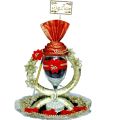 1Pc Bridal Doodh Pilai Special Glass – Handcrafted Luxury Decorated Glass Set for Weddings,Doodh pilai glass for wedding with tray | Unique Wedding Gift for Bridal Ceremonies | Traditional Mehndi, Nikkah, Walima Decoration , Available in Many Varieties. 