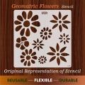 Flowers Reusable Stencil For wall Painting Art DIY Home Decor,  Album Crafts & Canvas. 