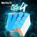 Moyu Rubiks Cube 4x4 Stickerless With Bright Color Orignal Speed Magic Rubiks Cube Professional Quality & Solving Manual To Help Solving in Seconds-Improve Time with Solving Manual. 