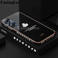 For infinix Hot 20 Case Shining Maple Leaf Design Casing Cover for infinix Hot 20 4G Back Cover Soft Cases. 