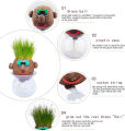 Grass Head Doll Educational Toys For Kids -Small Potted Ornaments with Cultivation Medium Toys For Girls - Mini Grasshead Hair Grow Toy Gardening Decoration items. 